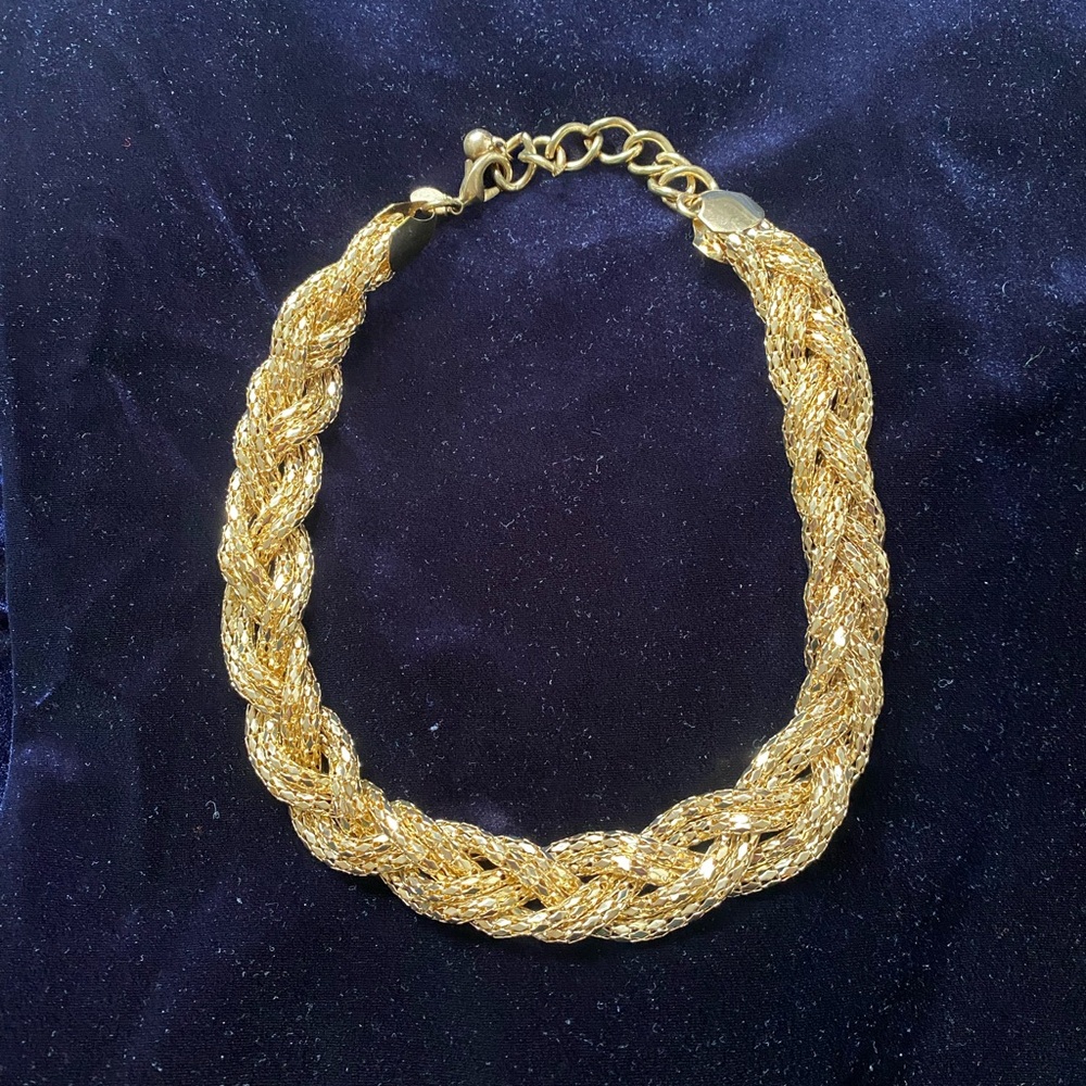 Express | Gold Braided Necklace